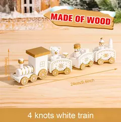 Decorações De Trem De Madeira Do Natal Para Casa, Enfeites De Feliz Natal, Decoração Da Árvore Do Natal, Noel, Presentes De Ano Novo, 2024 - comprar online