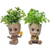 Desenhos animados Groot Figurines para Decoração de Casa, Modelo Miniatura, Desktop Display, Artesanato, Árvore Homem Ornamento, Decoração Do Escritório, 5cm