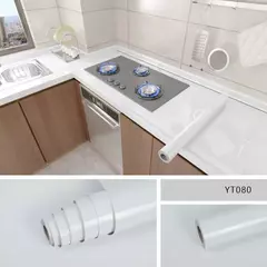 Imagem do Papel de parede à prova de óleo de cozinha, impermeável, filme à prova de umidade, bancada, autoadesivo, telha de mármore