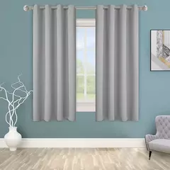 Cortinas blackout para sala de estar, 1 Painel Moder, Cortina do quarto, persianas grossas, cortinas porta, alto brilho, 90% - Wolf Magazine
