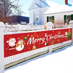 Feliz Natal Outdoor Banner Decorações para casa, Xmas Decor, Noel, Feliz Ano Novo, 2025, 2025 - comprar online