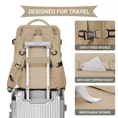 Easyjet Laptop Mochila para Avião Viagem, Avião, Ryanair Cabin, Bagagem de Mão, Mochila Escolar, 40x30x20