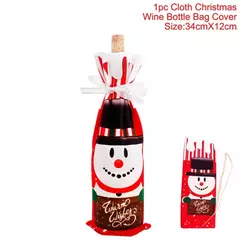 Tampa De Garrafa De Vinho De Natal, Decorações De Feliz Natal Para Casa, Ornamento De Natal, Presentes De Natal, Ano Novo 2025, 2025 - loja online