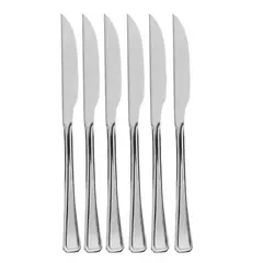 Kit Conjunto Jogo de Talheres de Mesa 18 Peças Inox Silver 6 Garfos 6 Facas e 6 Colheres Casa Cozinha Restaurante Buffet - comprar online