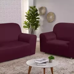 Capa de Sofa Lisa 3.2 lugare Coladinha na internet