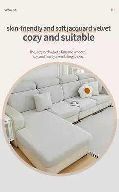 Imagem do Quatro estações universais novos chapéus de sofá de cor sólida jacquard com tudo incluído capas de almofada de sofá antiderrapante respirável chapéus de sofá atacado