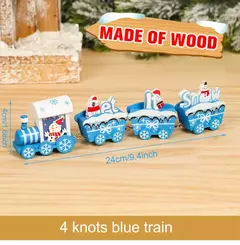 Decorações De Trem De Madeira Do Natal Para Casa, Enfeites De Feliz Natal, Decoração Da Árvore Do Natal, Noel, Presentes De Ano Novo, 2024