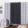 Cortina Florata 3,00 L 2,20 A (Parede Inteira, Sala, Quarto, Escritório, Decoração)