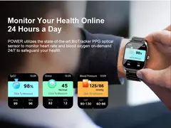 Karchilor-relógio inteligente à prova d'água para homens, tela curva, chamada Bluetooth, IP68, esportes e fitness, 2.01 ", 2024 - comprar online