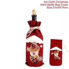 Tampa De Garrafa De Vinho De Natal, Decorações De Feliz Natal Para Casa, Ornamento De Natal, Presentes De Natal, Ano Novo 2025, 2025 - comprar online