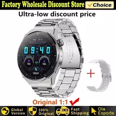GT3 Pro AMOLED Smartwatch para homens e mulheres, tela HD, freqüência cardíaca, chamadas Bluetooth, à prova d'água, Android, iOS, 420x420, Novo, 2022 - comprar online