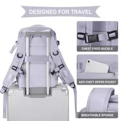 Bolsa para Laptop Resistente à Água para Mulheres, Mochila de Viagem de Cabine, Grande Capacidade, Easyjet, Ryanair, 45x36x20, 40x20 - loja online