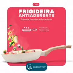 Frigideira Indução 3 Tamanhos Fundo-triplo Revestimento Antiaderente - Dolce Home - loja online