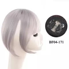 Yelowtim peruca meio-parte franja extensões de cabelo clipe na testa natural sem costura francês oblíquo franja oito caracteres - loja online