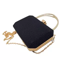 Imagem do Bolsa Clutch Carteira de Festa Brilhosa Luxo Festa de Gala Casamento