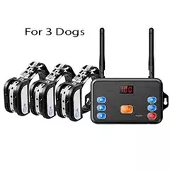 Sistema de Contenção Sem Fio para Cachorro, Recipiente, Alcance Ajustável, 2 em 1 Sistema de Treinamento, Seguro e Eficaz, 300m - comprar online