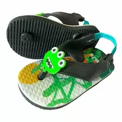 Imagem do Chinelo com Elástico Bebê Infantil Menino Dinossauro Cachorro Monstrinho Juju Shoes Alta Qualidade