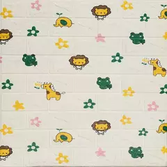 1 pçs 77cm * 70cm 3d adesivo de parede imitação tijolo quarto decoração da - comprar online