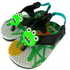 Chinelo com Elástico Bebê Infantil Menino Dinossauro Cachorro Monstrinho Juju Shoes Alta Qualidade - Wolf Magazine