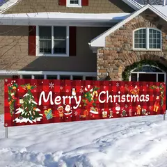 Feliz Natal Outdoor Banner Decorações para casa, Xmas Decor, Noel, Feliz Ano Novo, 2025, 2025 - comprar online