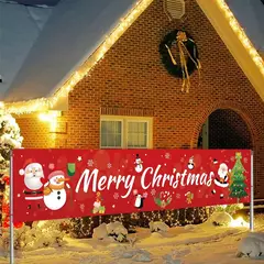 Feliz Natal Outdoor Banner Decorações para casa, Xmas Decor, Noel, Feliz Ano Novo, 2025, 2025 - Wolf Magazine