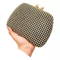 Bolsa De Festa Feminina Moderna Luxo Noite Brilhante Strass na internet