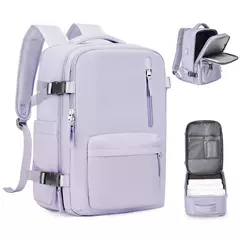 Bolsa para Laptop Resistente à Água para Mulheres, Mochila de Viagem de Cabine, Grande Capacidade, Easyjet, Ryanair, 45x36x20, 40x20 - loja online