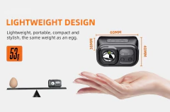 Superfire mini poderoso caminhadas acampamento farol usb c recarregável cabeça luz led sensor farol frente lâmpada de cabeça para trabalhar na internet