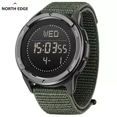 NORTH EDGE ALPS Relógio Digital Masculino Impermeável, Relógios De Pulso De Fibra De Carbono, Choque Militar Esportes, Super Leve, Bússola Ao Ar Livre, 50m na internet