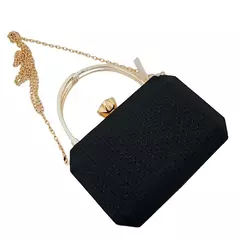Bolsa Clutch Carteira de Festa Brilhosa Luxo Festa de Gala Casamento
