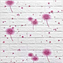 1 pçs 77cm * 70cm 3d adesivo de parede imitação tijolo quarto decoração da