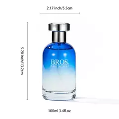 Perfume Charm Night for Men, Amadeirado, Notas Aromáticas, Musk, Birch, Violeta, Fragrância de Confiança, Eau de Parfum Masculino, 100ml 3.4fl.oz