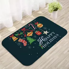 Ao ar livre Papai Noel porta tapete, Feliz Natal tapete, decorações para casa, ornamento de Natal, ano novo, 2025, 2025