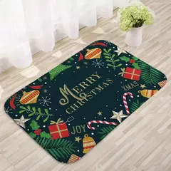Ao ar livre Papai Noel porta tapete, Feliz Natal tapete, decorações para casa, ornamento de Natal, ano novo, 2025, 2025