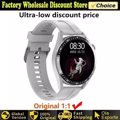 GT3 Pro AMOLED Smartwatch para homens e mulheres, tela HD, freqüência cardíaca, chamadas Bluetooth, à prova d'água, Android, iOS, 420x420, Novo, 2022