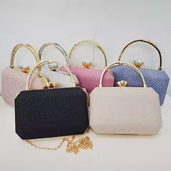 Bolsa Clutch Carteira de Festa Brilhosa Luxo Festa de Gala Casamento - comprar online