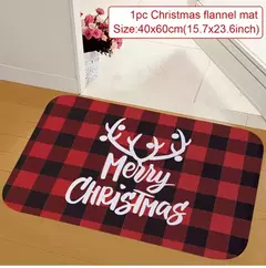 Ao ar livre Papai Noel porta tapete, Feliz Natal tapete, decorações para casa, ornamento de Natal, ano novo, 2025, 2025