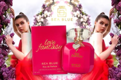 Love Fantasy Perfume, Importado Mar Azul, 100ml - loja online