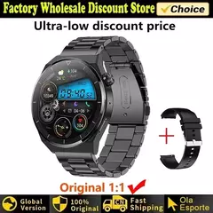 GT3 Pro AMOLED Smartwatch para homens e mulheres, tela HD, freqüência cardíaca, chamadas Bluetooth, à prova d'água, Android, iOS, 420x420, Novo, 2022