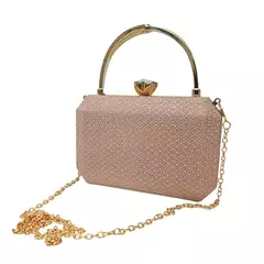 Bolsa Clutch Carteira de Festa Brilhosa Luxo Festa de Gala Casamento - Wolf Magazine