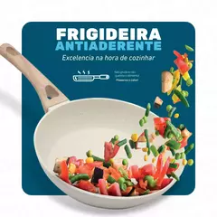 Frigideira Indução 3 Tamanhos Fundo-triplo Revestimento Antiaderente - Dolce Home na internet