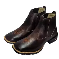Bota Botina Texana Masculino Cano Médio - comprar online