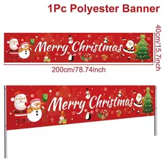 Feliz Natal Outdoor Banner Decorações para casa, Xmas Decor, Noel, Feliz Ano Novo, 2025, 2025