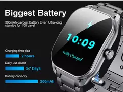 Imagem do Karchilor-relógio inteligente à prova d'água para homens, tela curva, chamada Bluetooth, IP68, esportes e fitness, 2.01 ", 2024