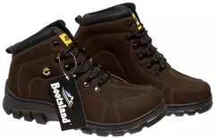 Bota Coturno Adventure Bootsland Masculina Em Couro Lançamento! na internet
