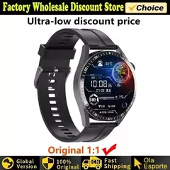 GT3 Pro AMOLED Smartwatch para homens e mulheres, tela HD, freqüência cardíaca, chamadas Bluetooth, à prova d'água, Android, iOS, 420x420, Novo, 2022 - loja online