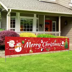 Feliz Natal Outdoor Banner Decorações para casa, Xmas Decor, Noel, Feliz Ano Novo, 2025, 2025 - loja online
