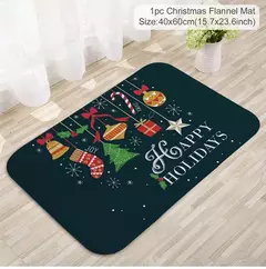 Ao ar livre Papai Noel porta tapete, Feliz Natal tapete, decorações para casa, ornamento de Natal, ano novo, 2025, 2025 - loja online