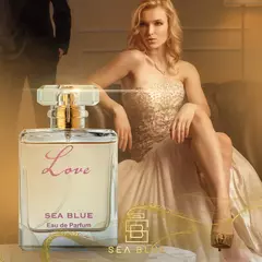 Perfume Feminino Love 100ml Importado Sea Blue - comprar online