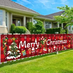 Imagem do Feliz Natal Outdoor Banner Decorações para casa, Xmas Decor, Noel, Feliz Ano Novo, 2025, 2025